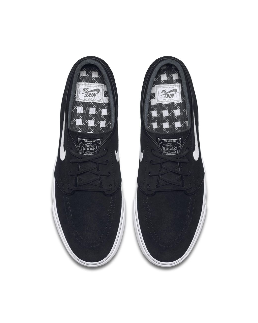 Nike Sb Zoom Stefan Janoski Og Skate Shoe in Black for Men | Lyst UK