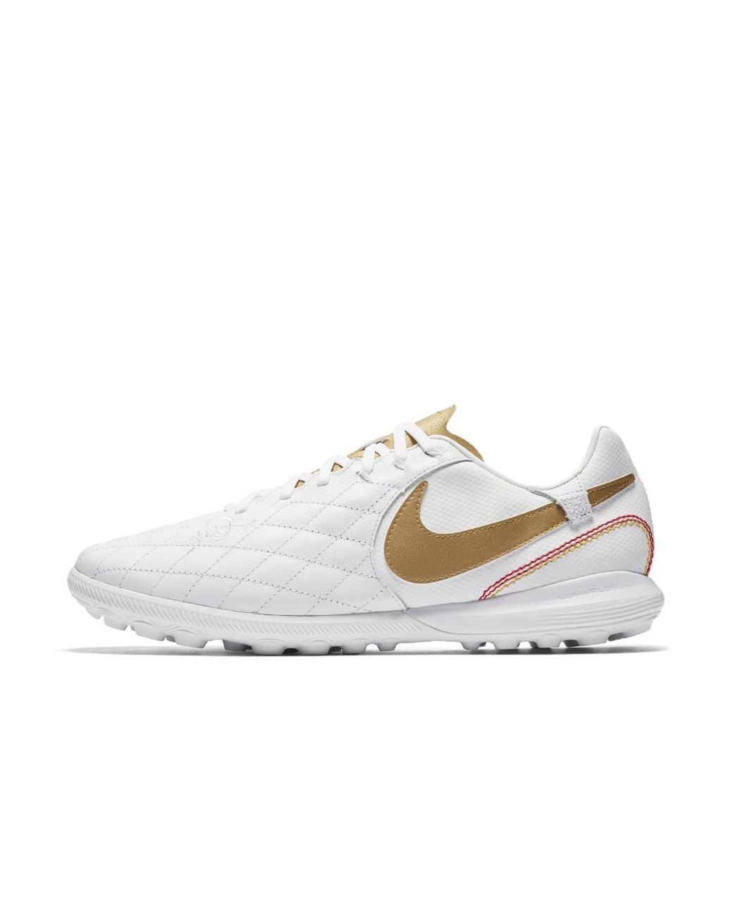 Nike Leather Tiempox Lunar Legend Vii Pro 10r Artificial-turf Soccer Shoe  in White/White/Metallic Gold (White) for Men | Lyst