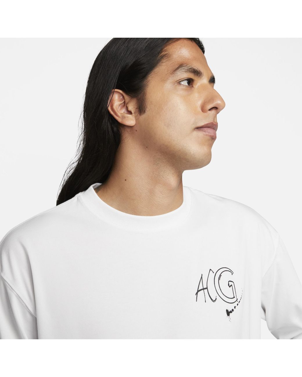 Nike Acg Long-sleeve T-shirt in White for Men | Lyst