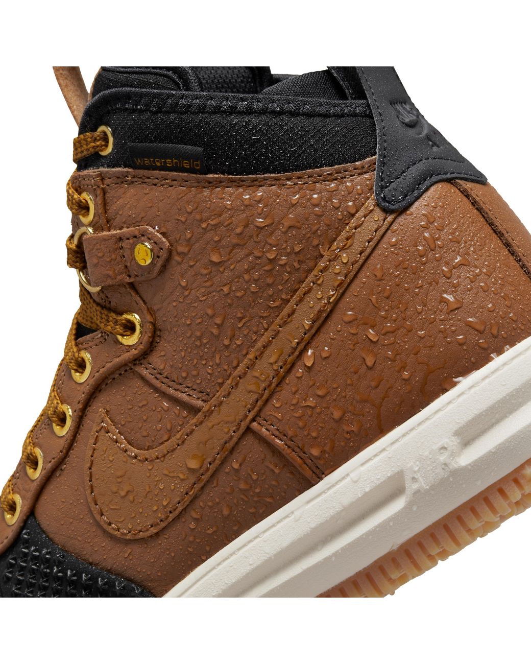 Nike Brown Lunar Force 1 Winterized Duckboots for men