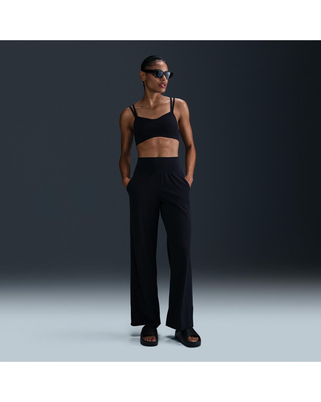 nike wide leg crop pants