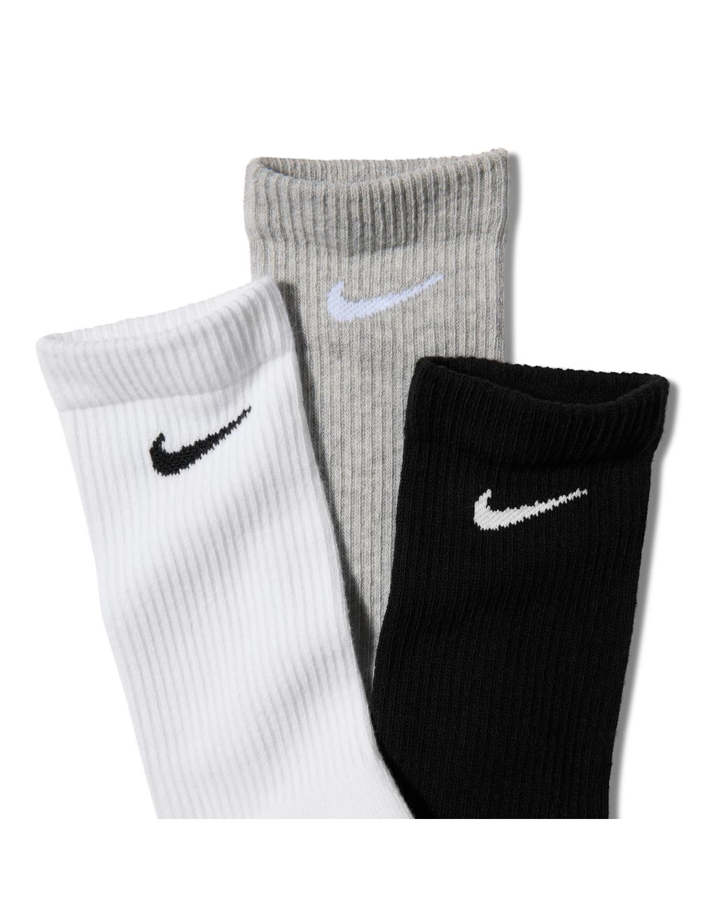Nike White Everyday Elevated Crew Socks (6 Pairs)