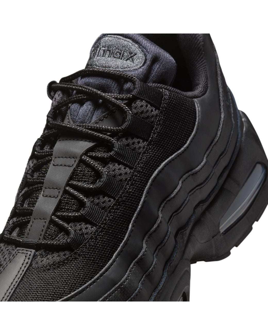 Nike Black Air Max 95 'Big Bubble' Shoes for men