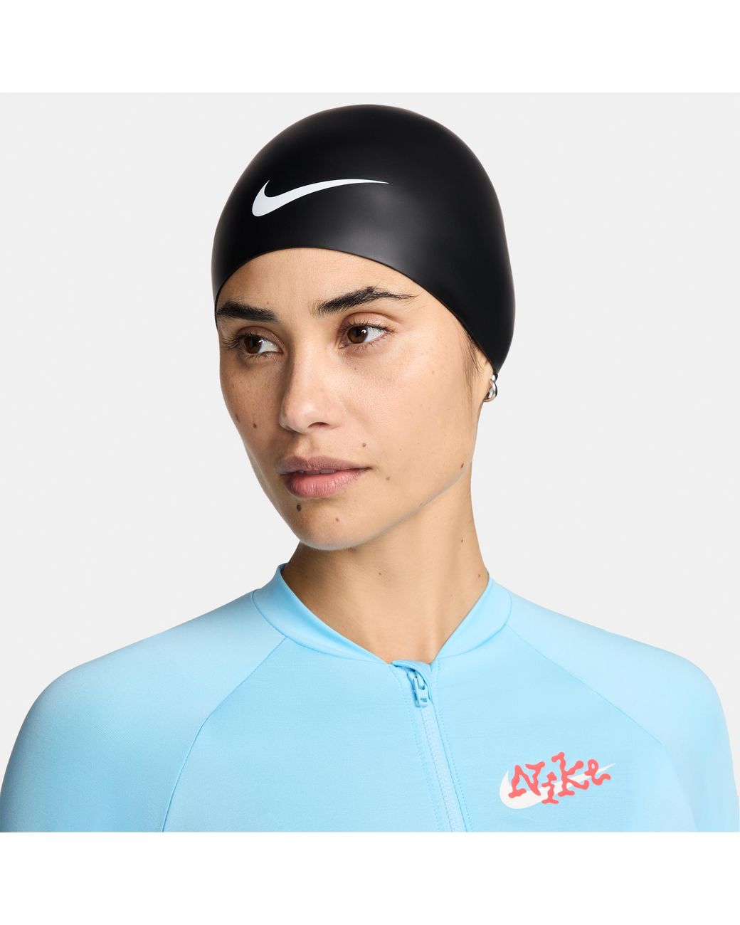 Nike Swim Silicone Dome Cap in Brown | Lyst