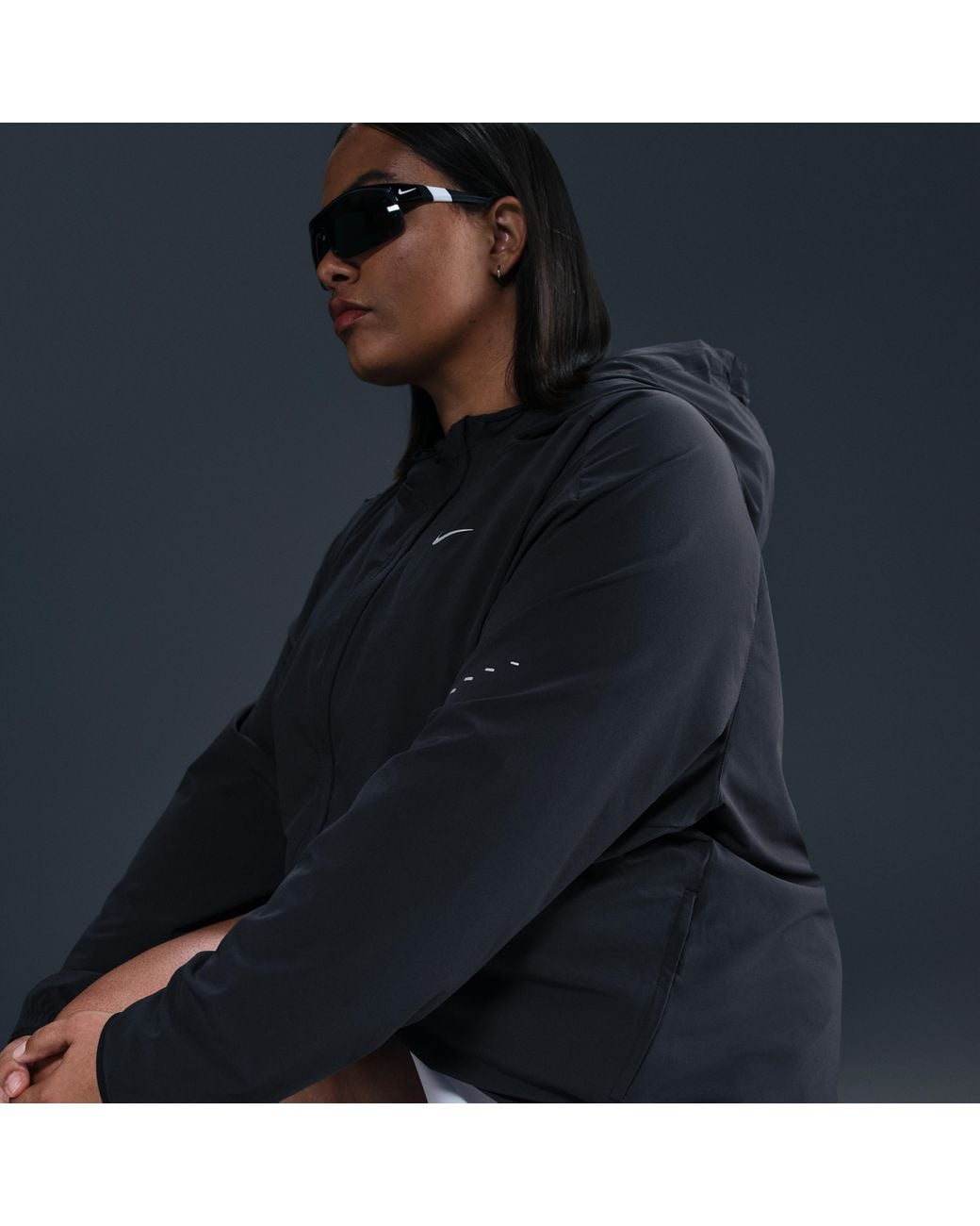 nike plus size running jacket