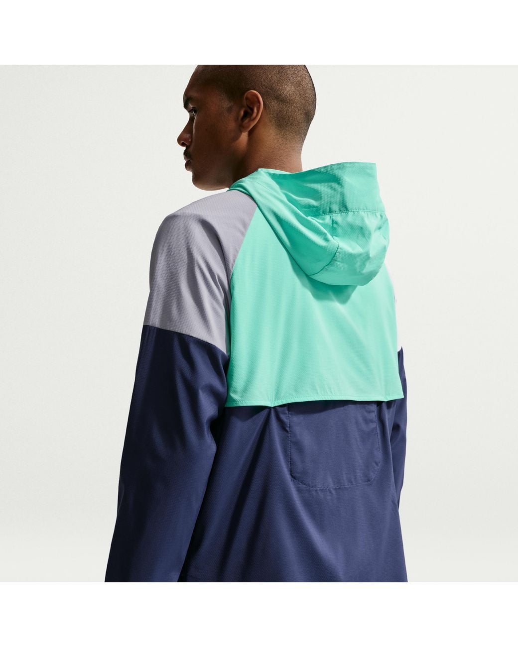 Nike Green Impossibly Light Windrunner Running Jacket for men