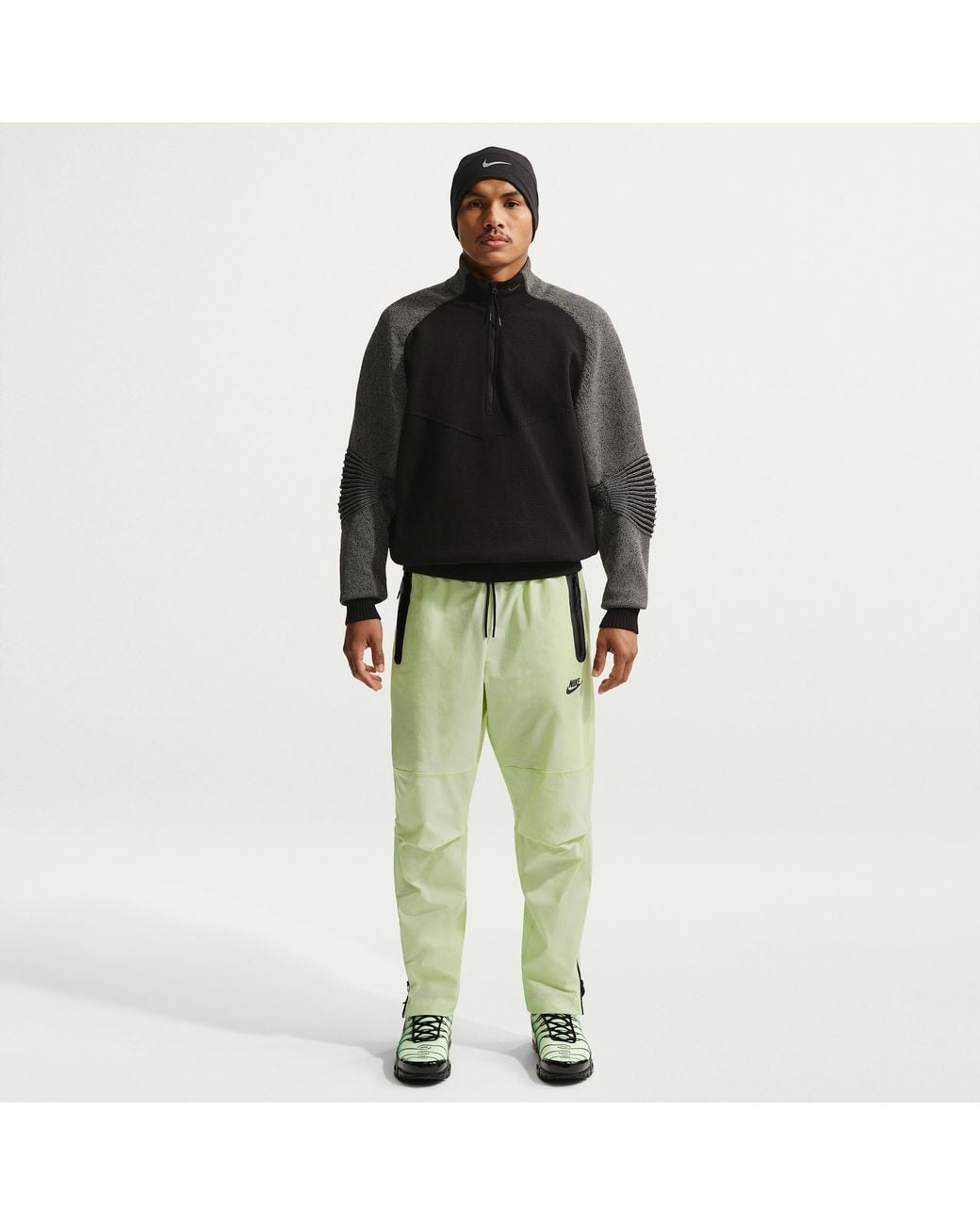 Nike Black Tech Woven Pants for men