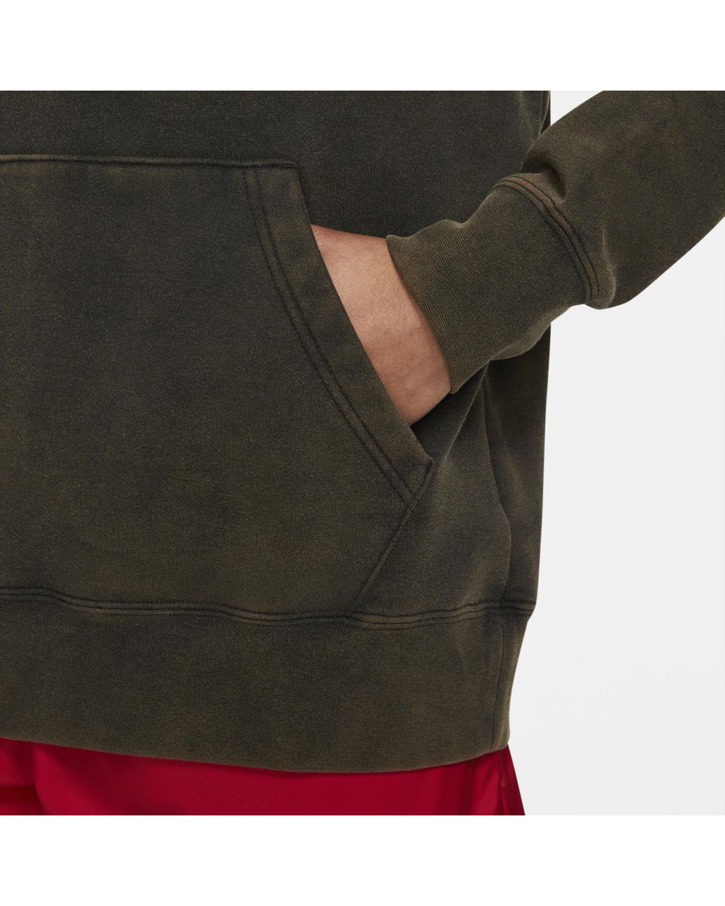 Felpa pullover in fleece con cappuccio e grafica Jordan AJ5 da Uomo di Nike  in Nero | Lyst