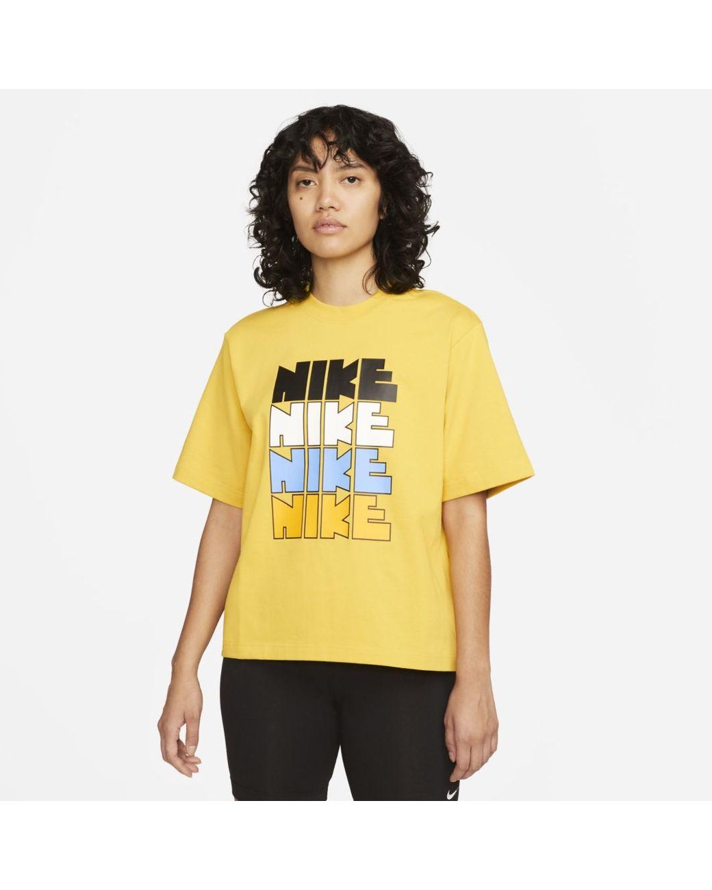 Nike Sportswear Circa 72 Boxy T-shirt in Yellow | Lyst