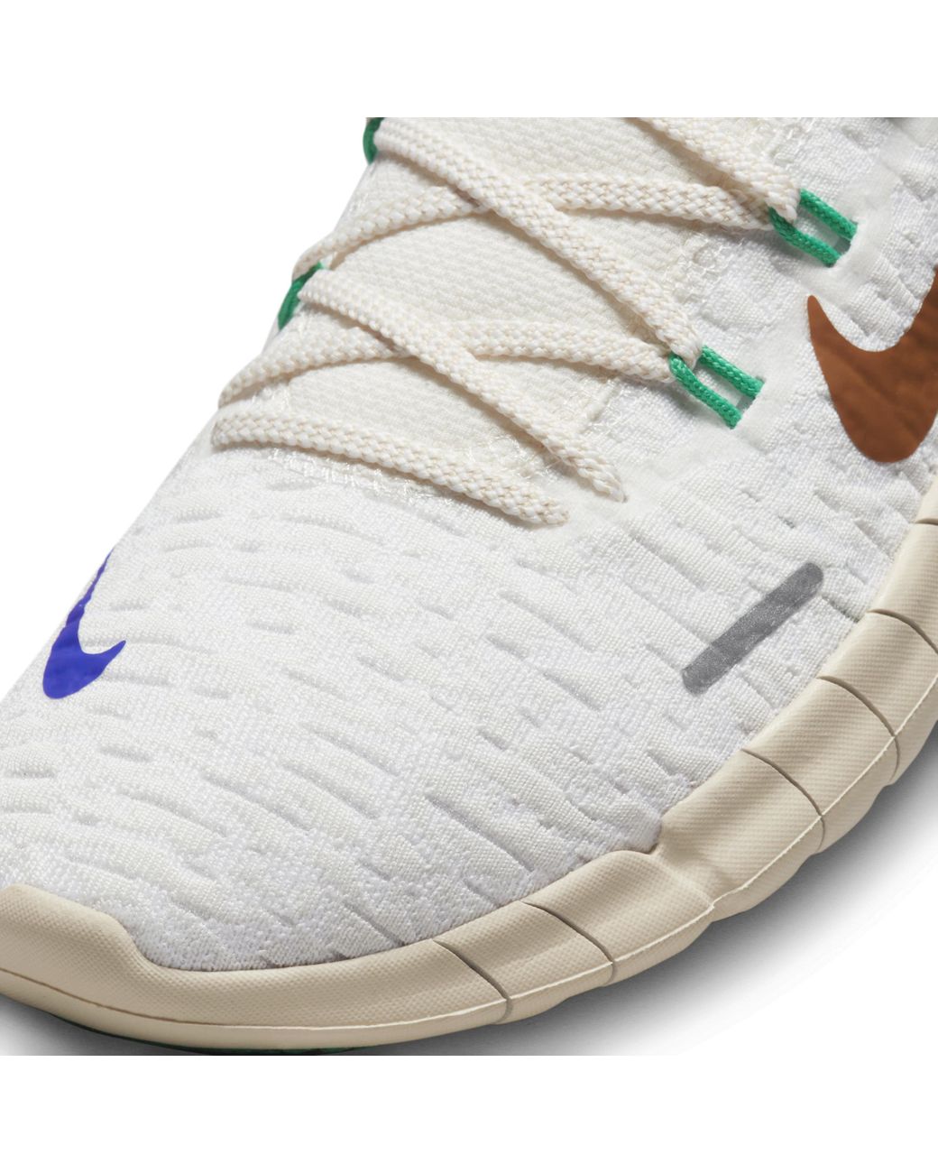 nike free run 5.0 womens white