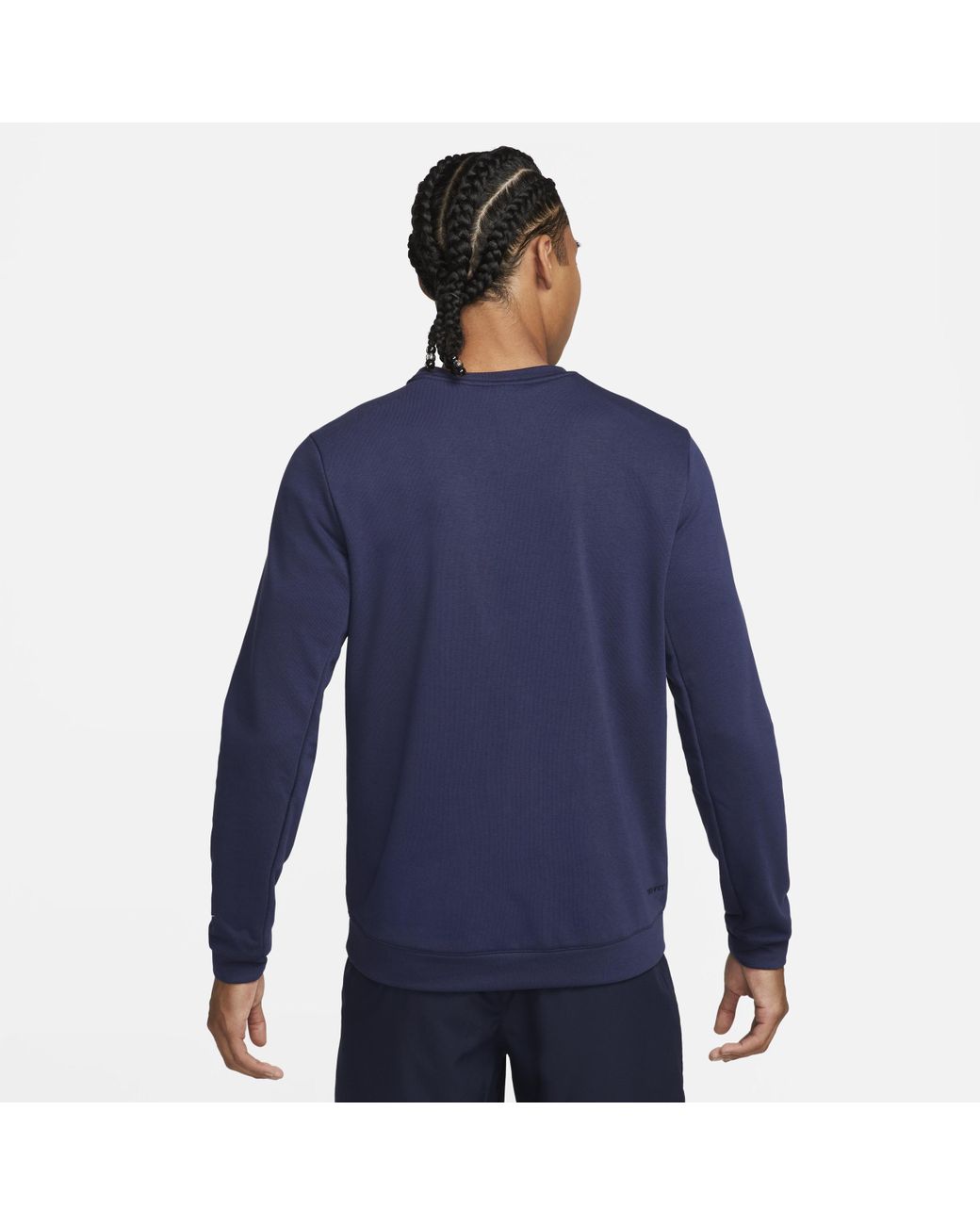 Nike Dri-FIT Men's Long-Sleeve Fleece Baseball Crew.