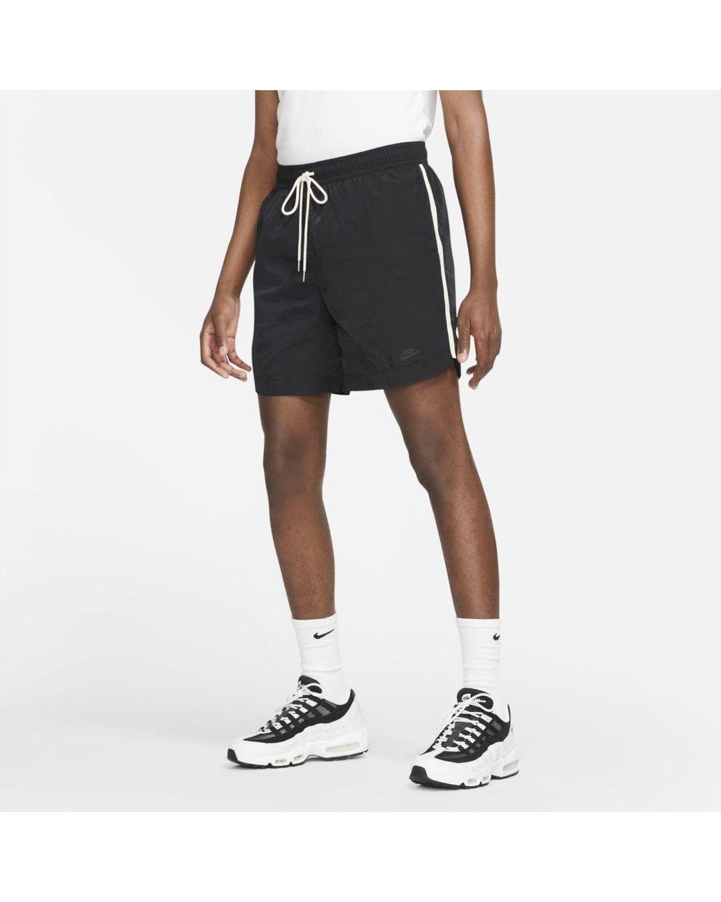 Nike Sportswear Style Essentials Unlined Woven Flow Track Shorts in Black  for Men | Lyst