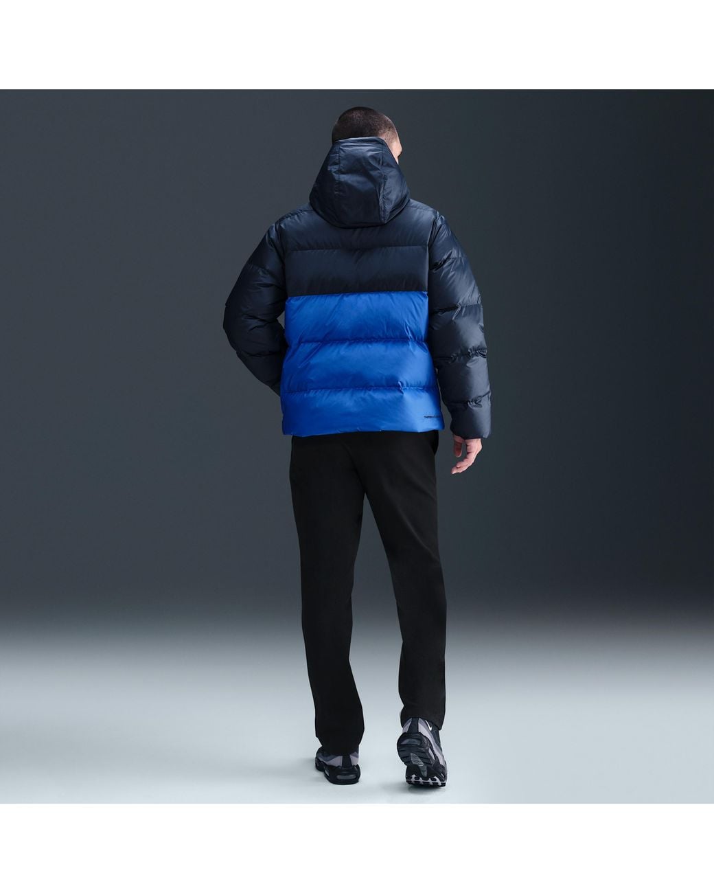 Nike Blue Windrunner Down Jacket for men