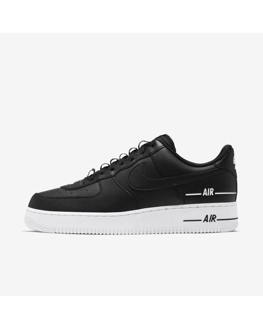 Nike Leather Air Force 1 '07 Shoe (black) - Clearance Sale for Men - Lyst
