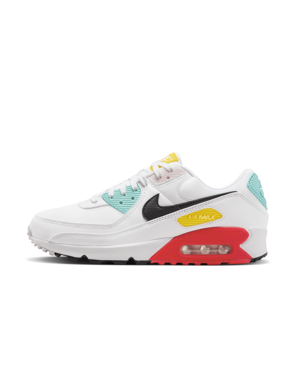 nike shoes white with colors