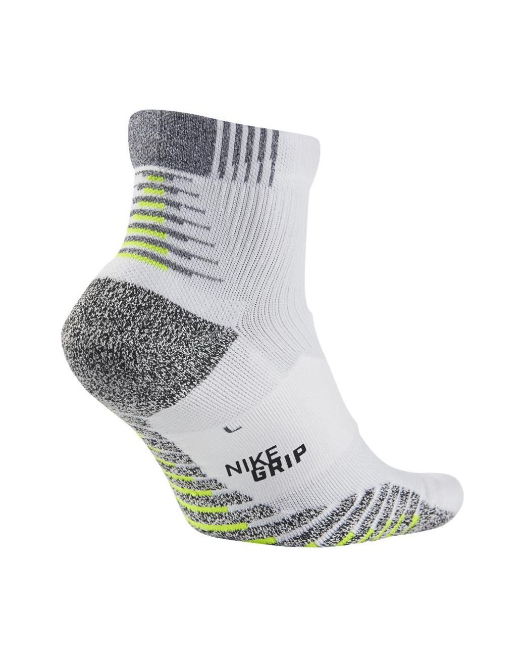 Nike Grip Lightweight Quarter Training Socks in White for Men | Lyst