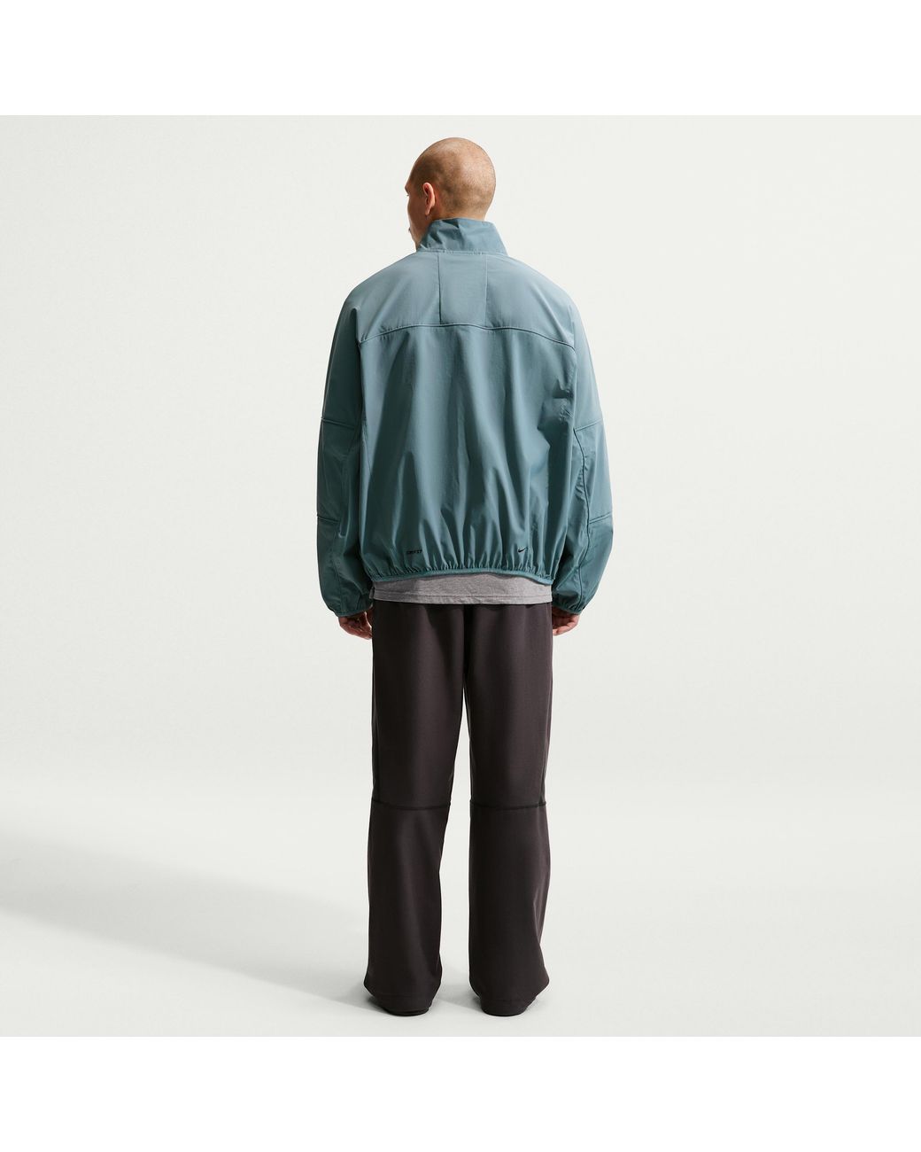 Nike Blue Tech Helios Dri-Fit Full-Zip Jacket for men