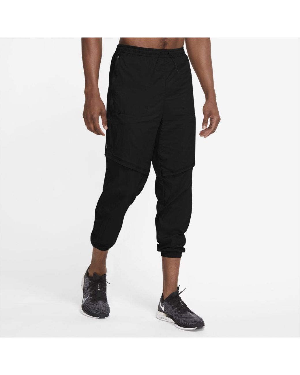 Nike Synthetic Run Division Pinnacle Running Pants in Black,Black (Black) for Men - Lyst