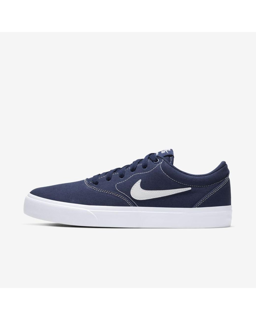 Nike Sb Charge Canvas Skate Shoe in Blue for Men | Lyst