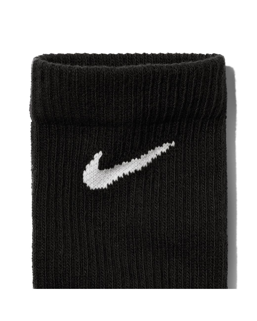Nike Black Everyday Elevated Crew Socks (3 Pairs)