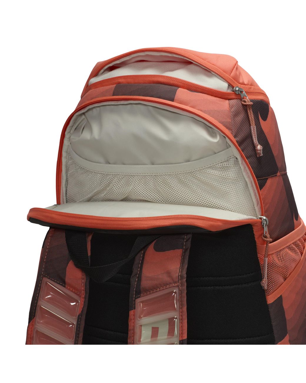 バックパック・リュック NIKE ELITE HOOPS PRO BACKPACK-ORANGE 32L Nike Hoops Elite Backpack (32L) -Bright Crimson/Black