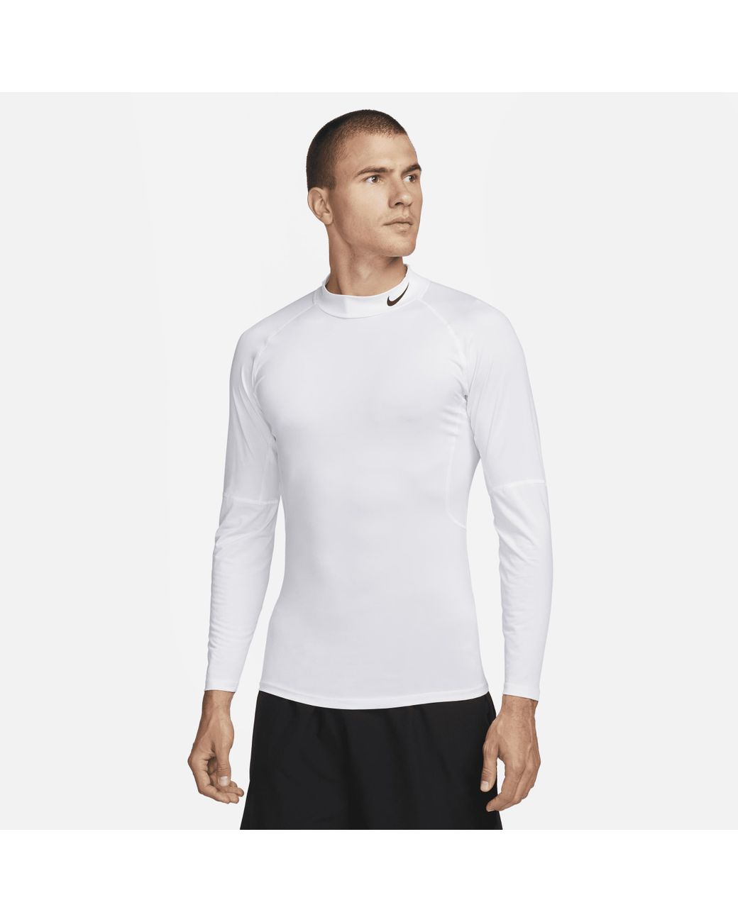 Nike Pro Men's Dri-FIT Warm Long-Sleeve Fitness Mock