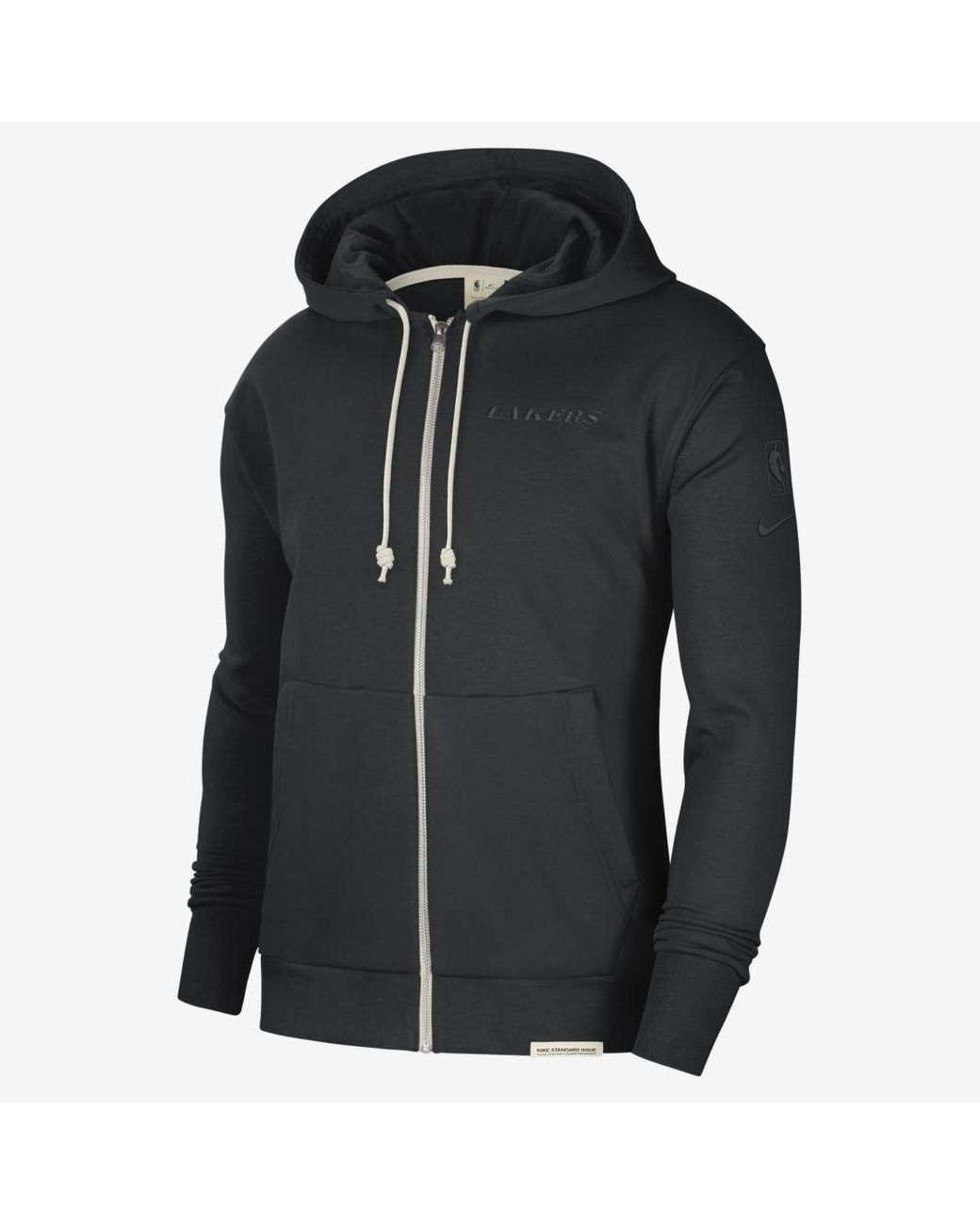 black lakers hoodie nike