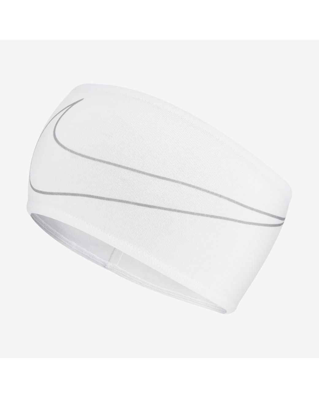 white nike dri fit headband