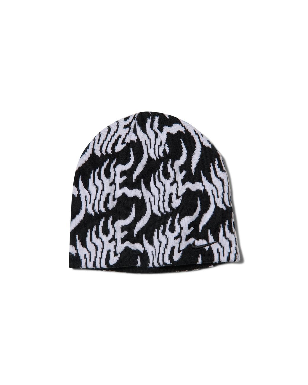 Nike Brown Peak Uncuffed Graphic Beanie