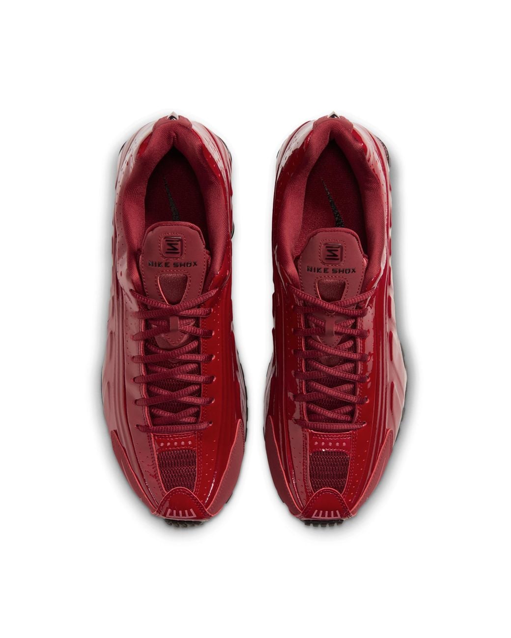 Nike Shox R4 Shoes in Red for Men | Lyst