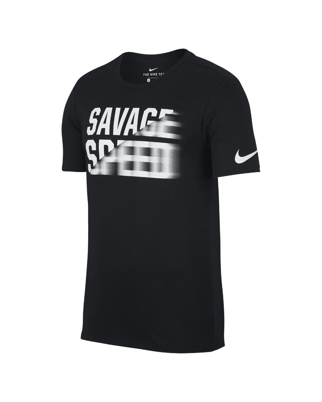 Nike Dry "savage Speed" Men's Football T-shirt in Black for Men | Lyst