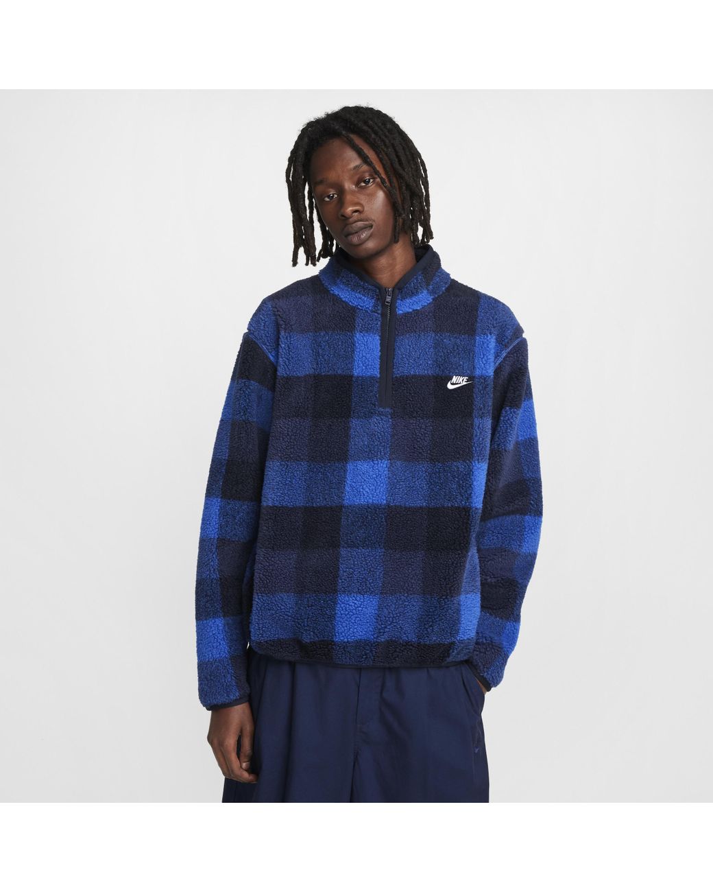 nike half zip fleece pullover