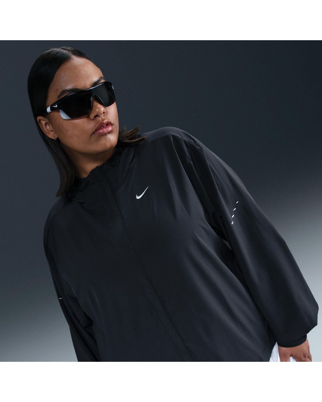nike plus size running jacket