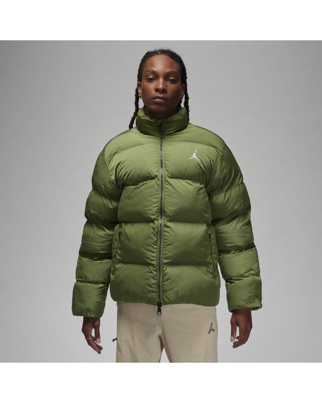 Nike outlet green parka