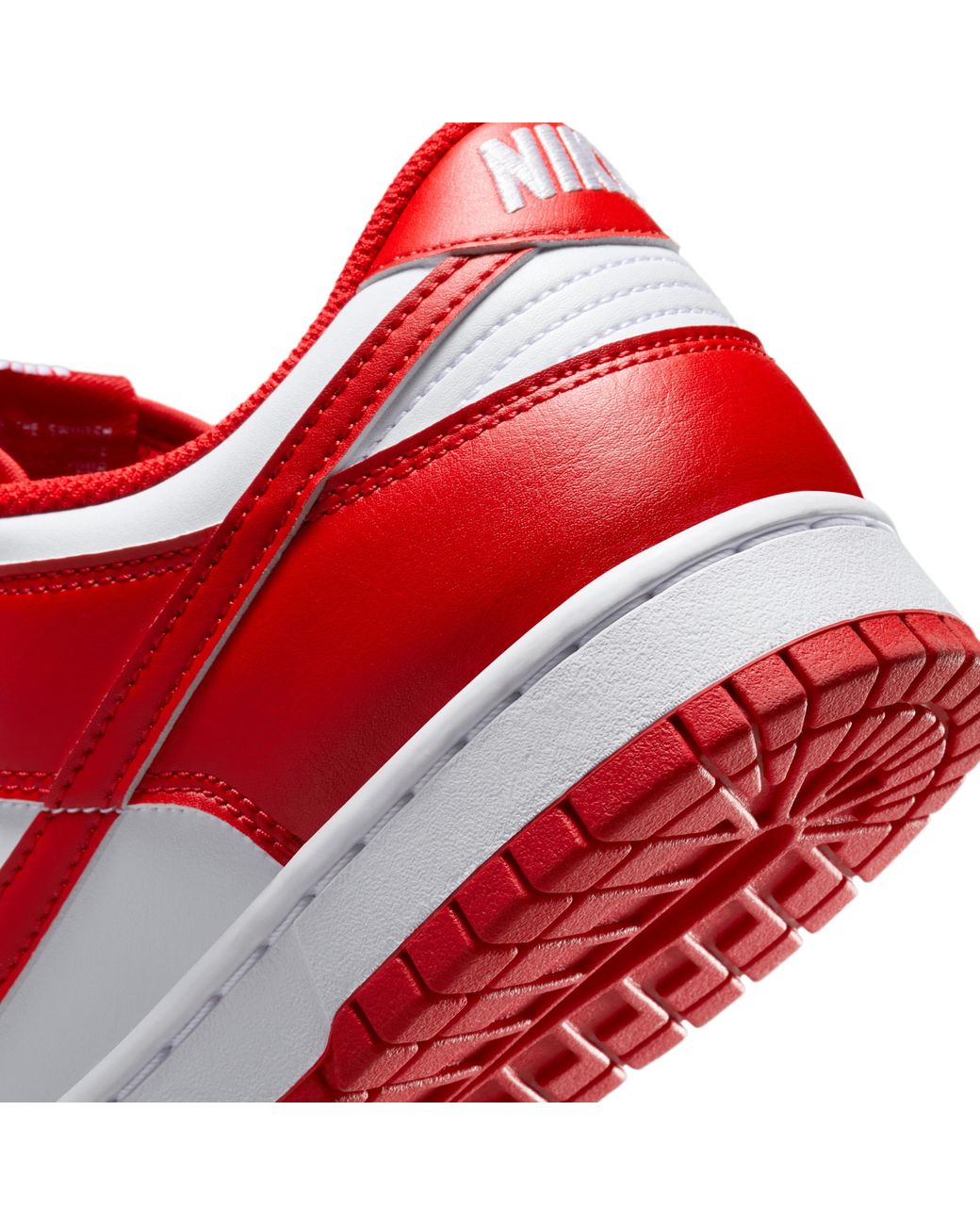 Nike Red Dunk Low Retro Shoes for men
