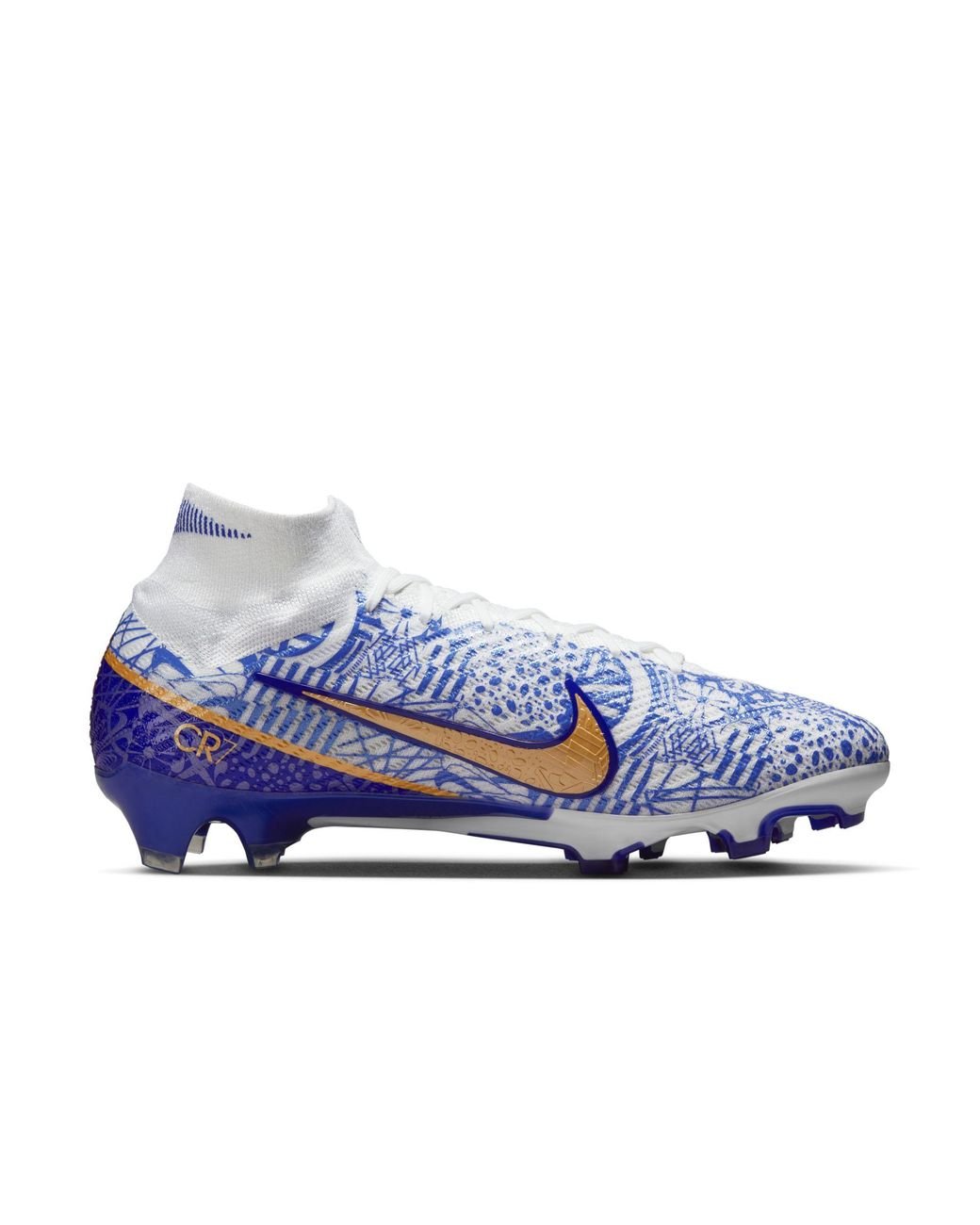 Cr7 cleats black and blue sale