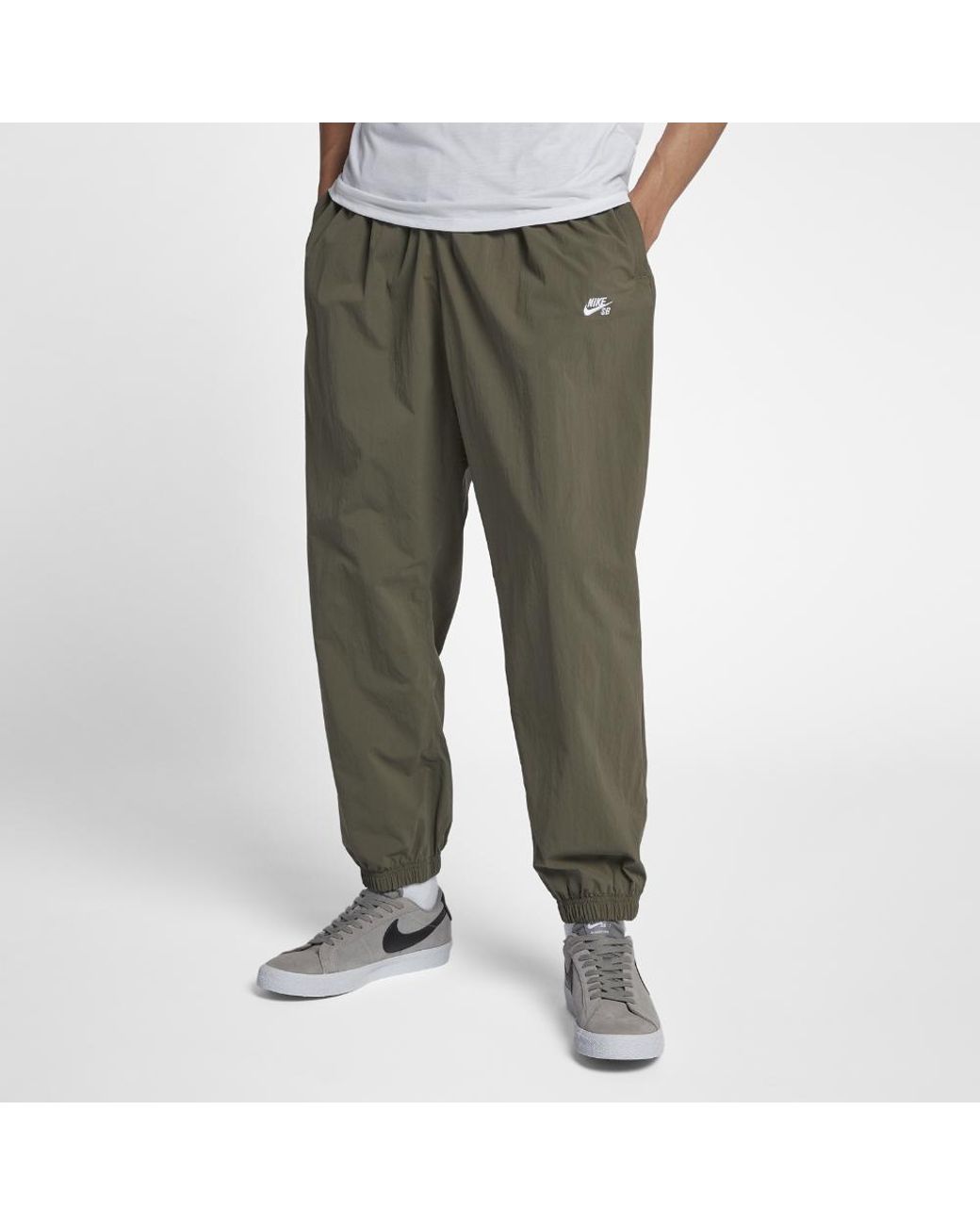 Nike Sb Flex Men's Woven Pants in Green for Men | Lyst