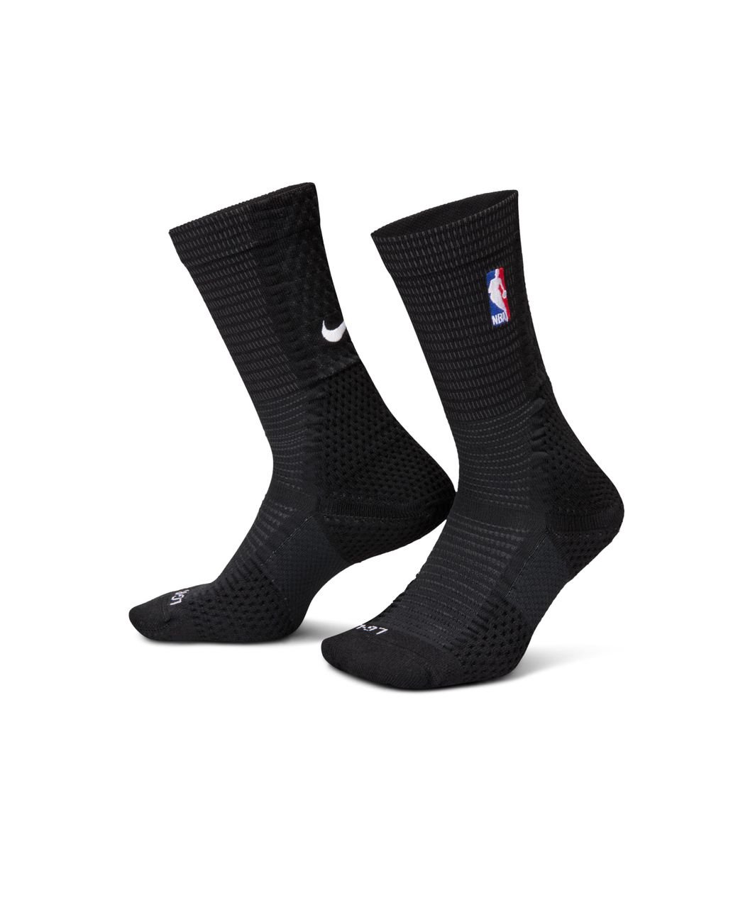 black basketball socks nike