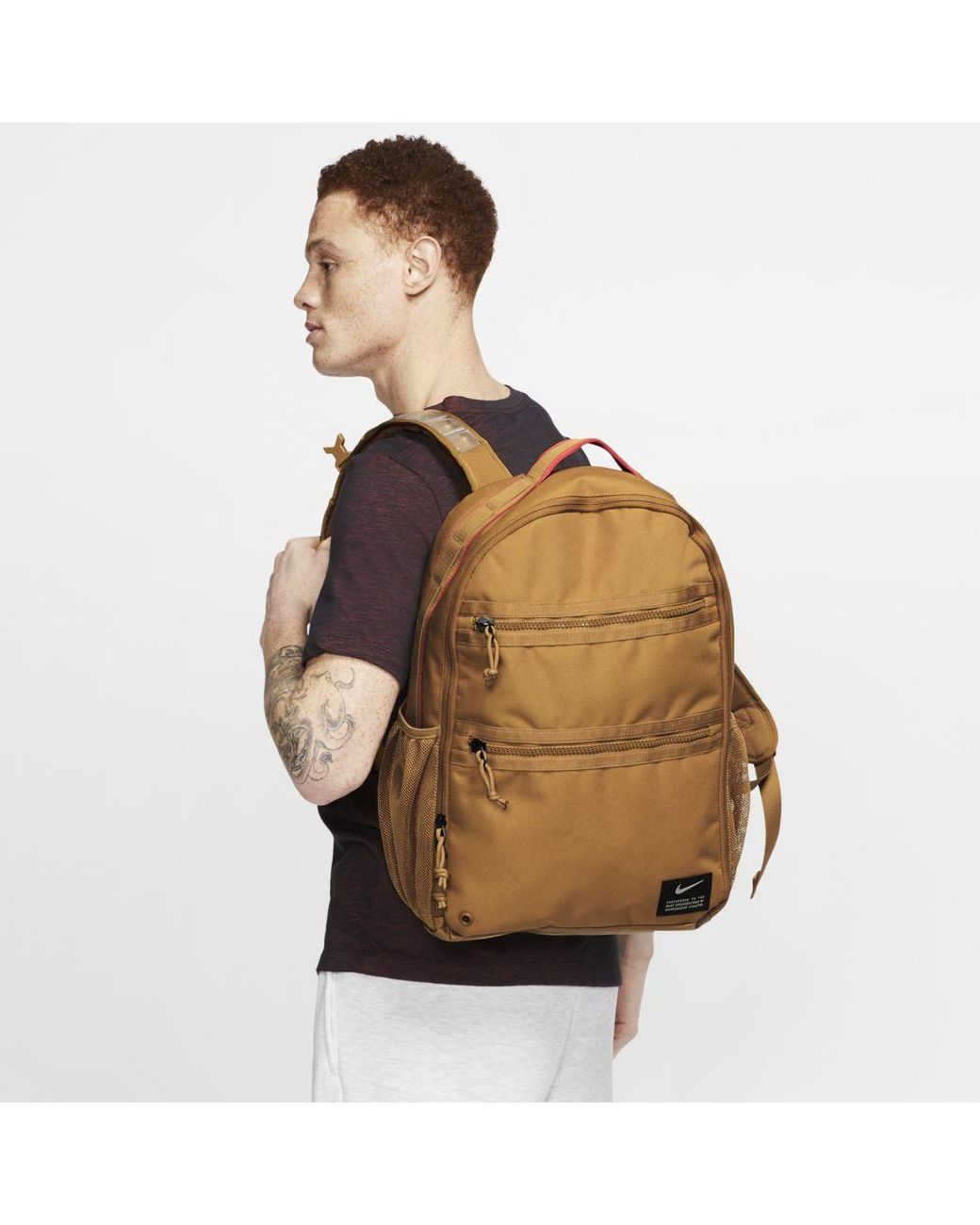 Nike Utility Heat Training Backpack in Brown for Men | Lyst