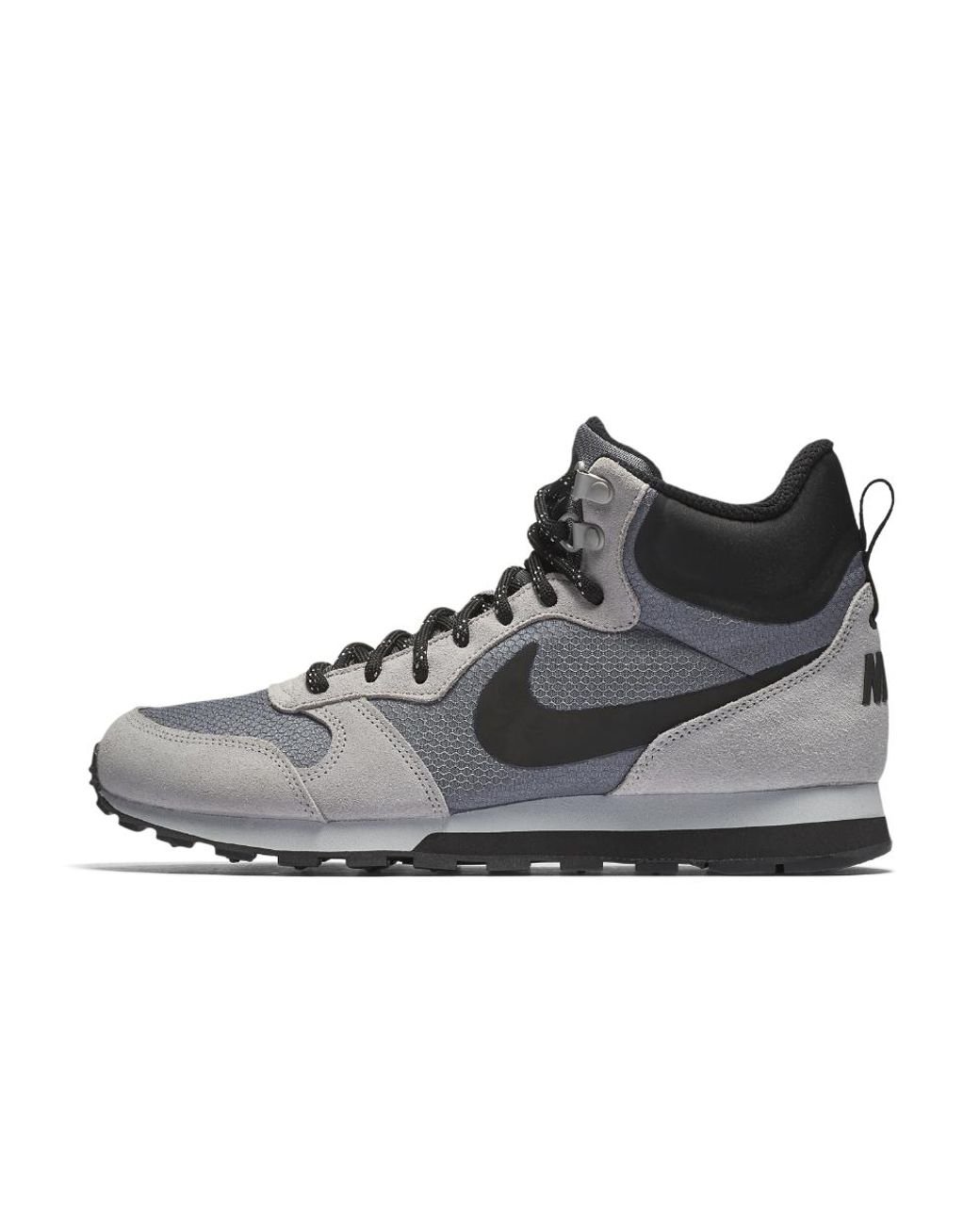 Nike Leather Md Runner 2 Mid Premium Men's Shoe in Gray for Men | Lyst