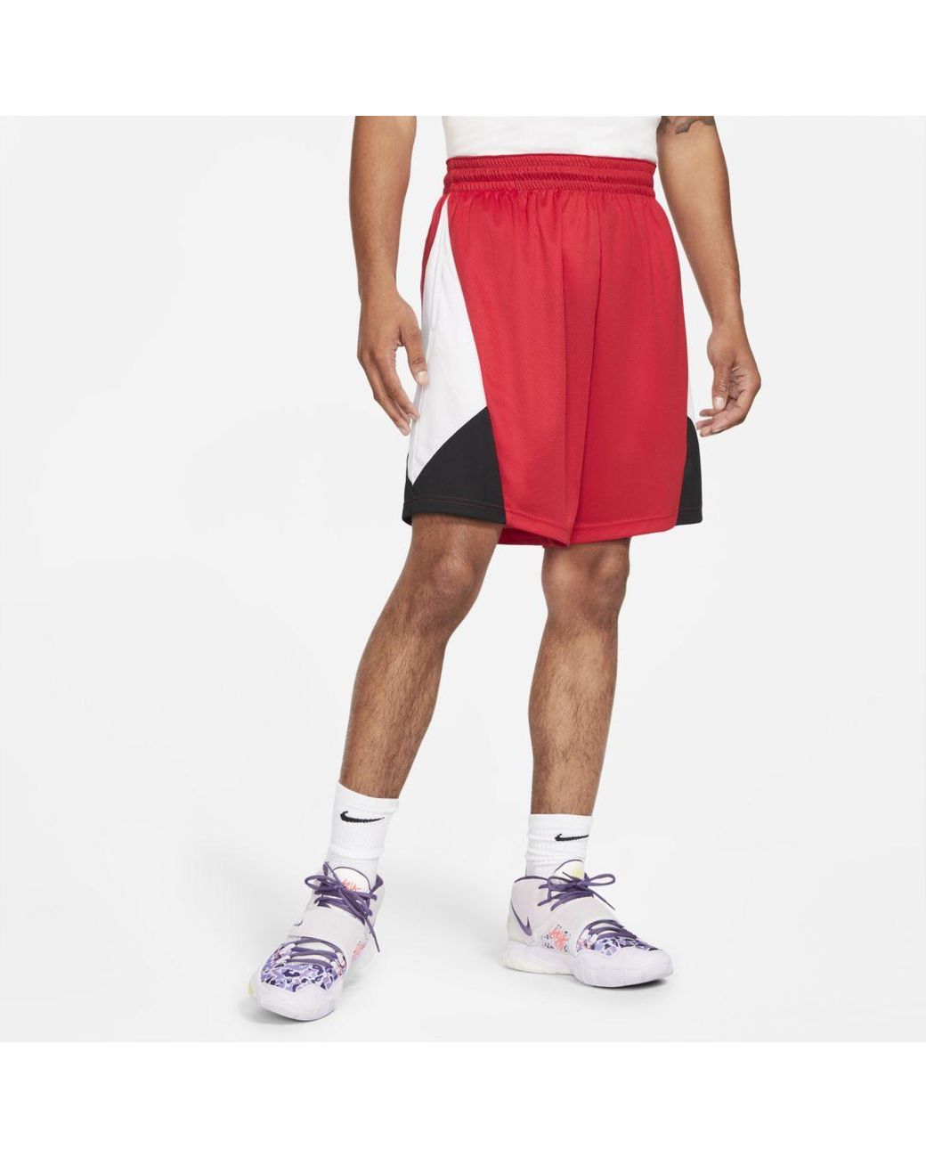 Nike Dri-fit Rival Basketball Shorts in Red for Men - Lyst
