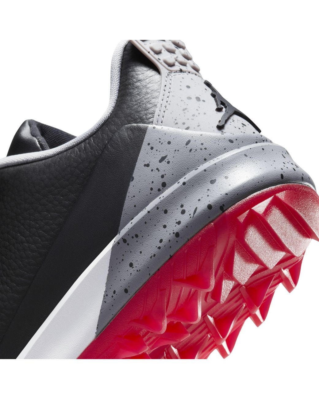 Red jordan shop golf shoes