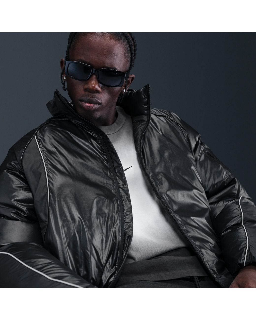 Nike Black Tech Bubble Jacket for men