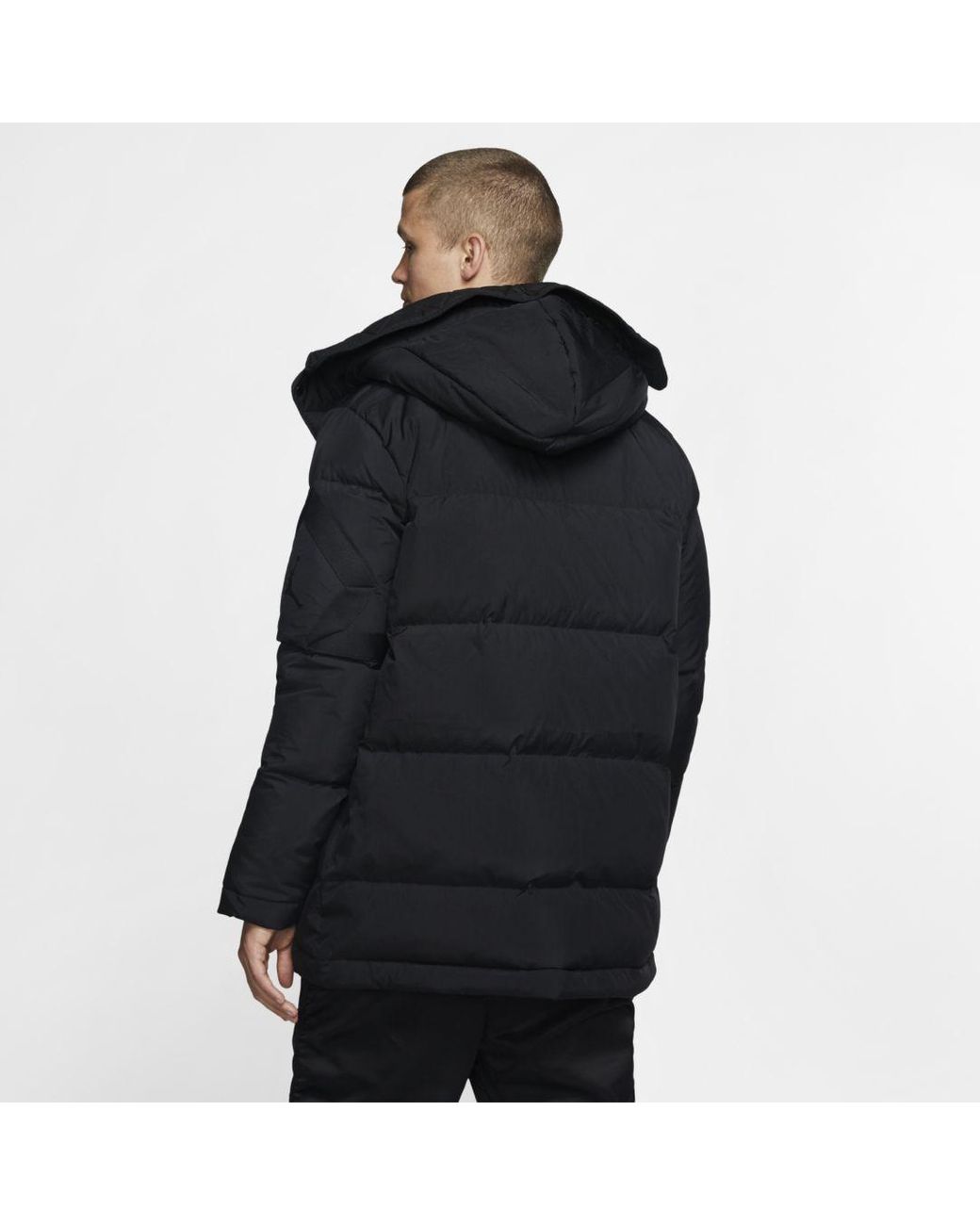 Nike Jordan Wings Down Parka in Black for Men | Lyst