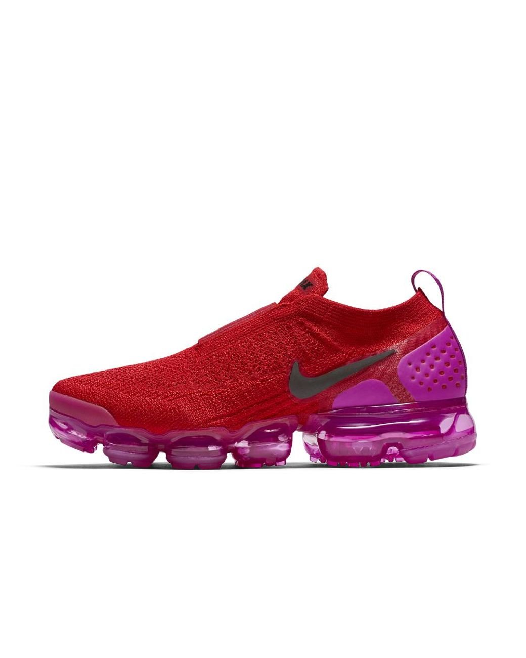 Nike Air Vapormax Flyknit Moc 2 Women's Running Shoe in Red | Lyst