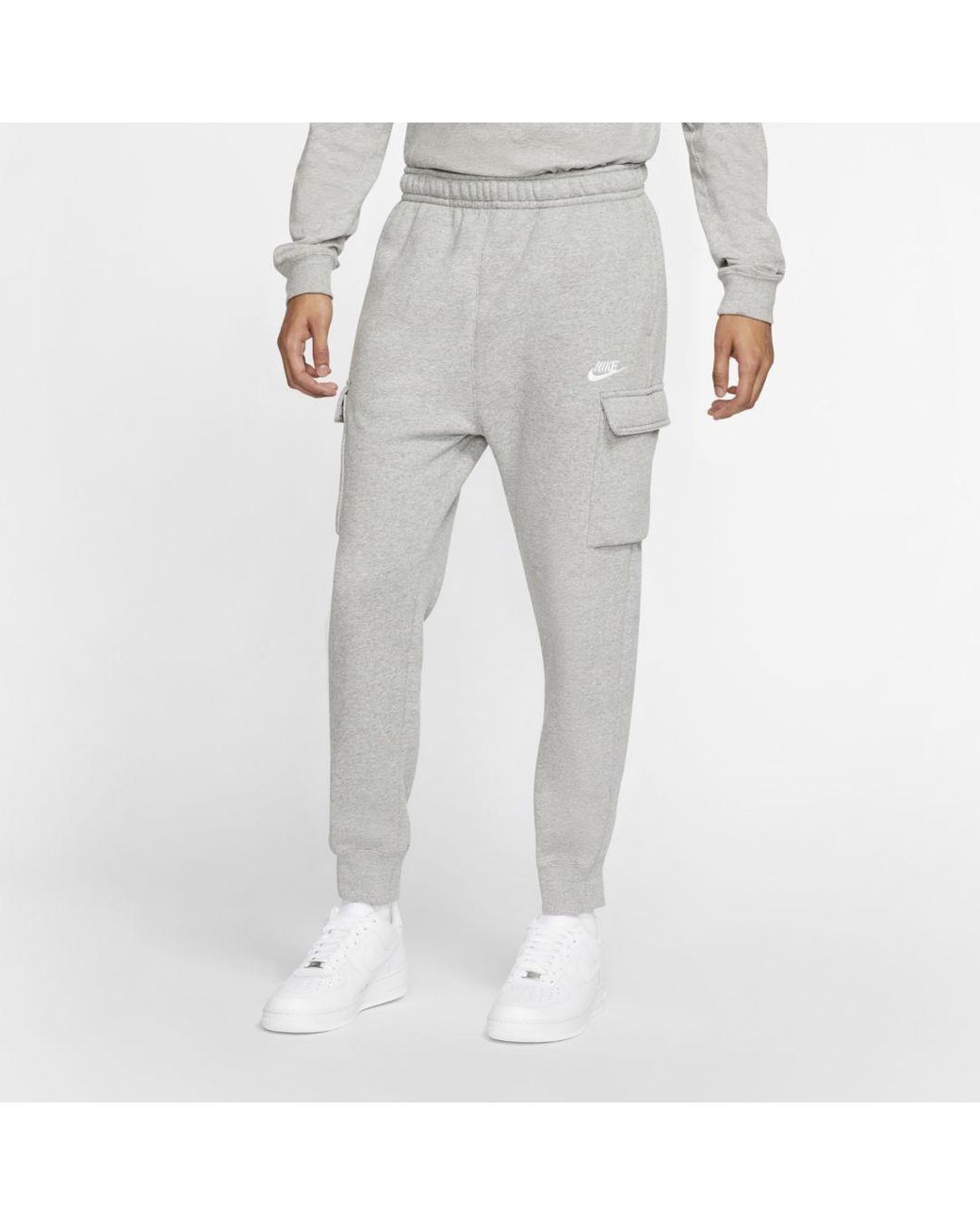 nike club fleece cargo pants