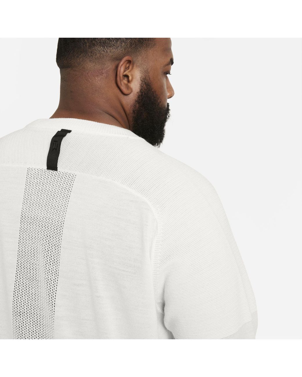Nike Tiger Woods Knit Golf Sweater in White for Men | Lyst UK