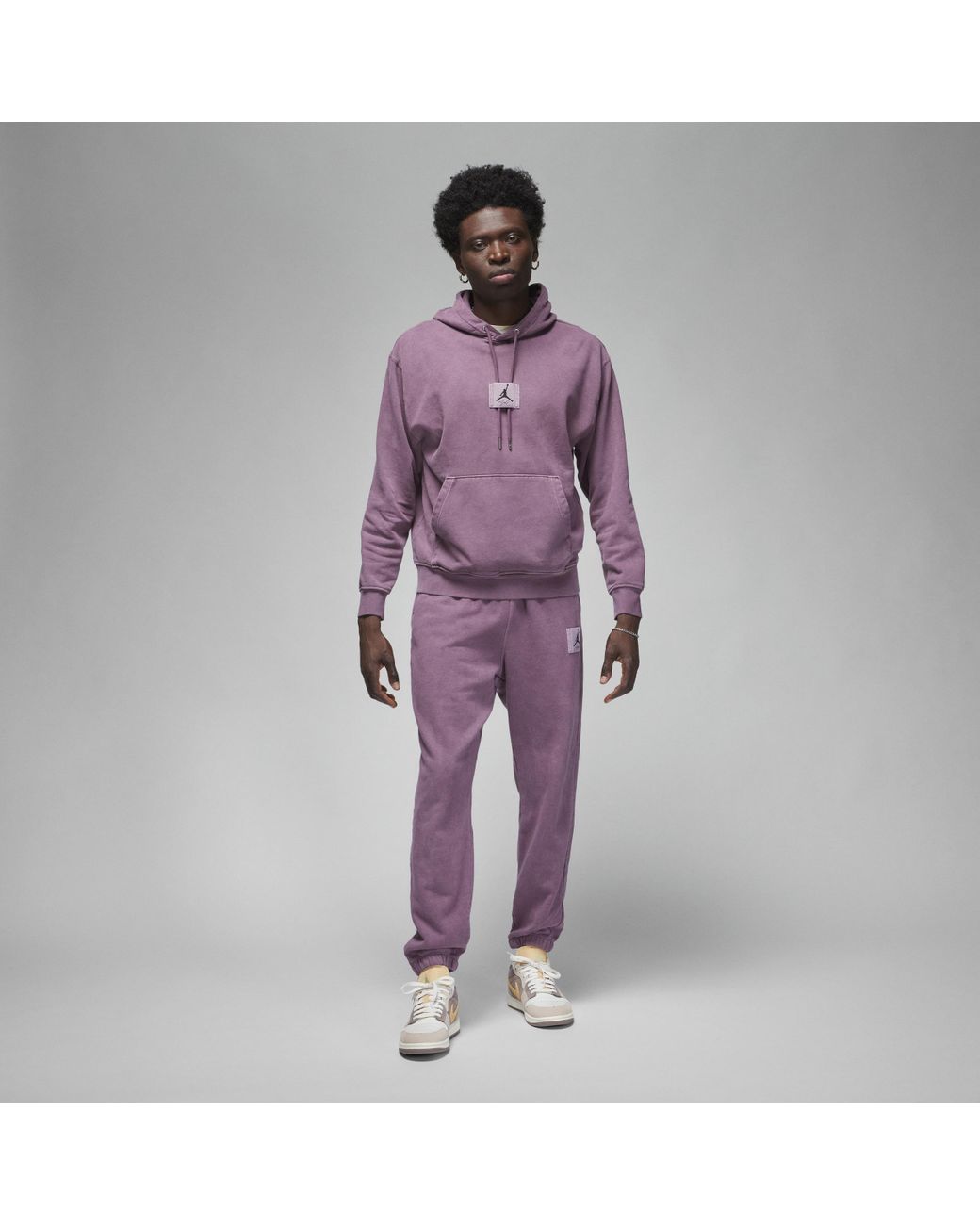 Men's Nike Purple Los Angeles Lakers Essential Fleece Pullover - Hoodie