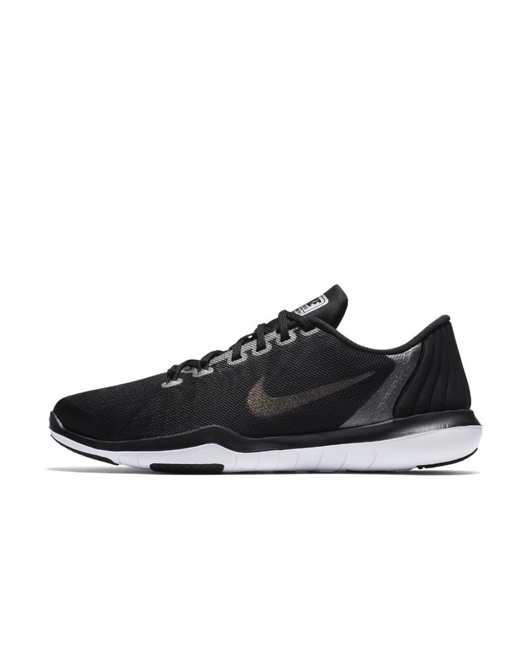 Nike Rubber Flex Supreme Tr 5 Metallic Women's Training Shoe in Black/Dark  Grey (Black) | Lyst