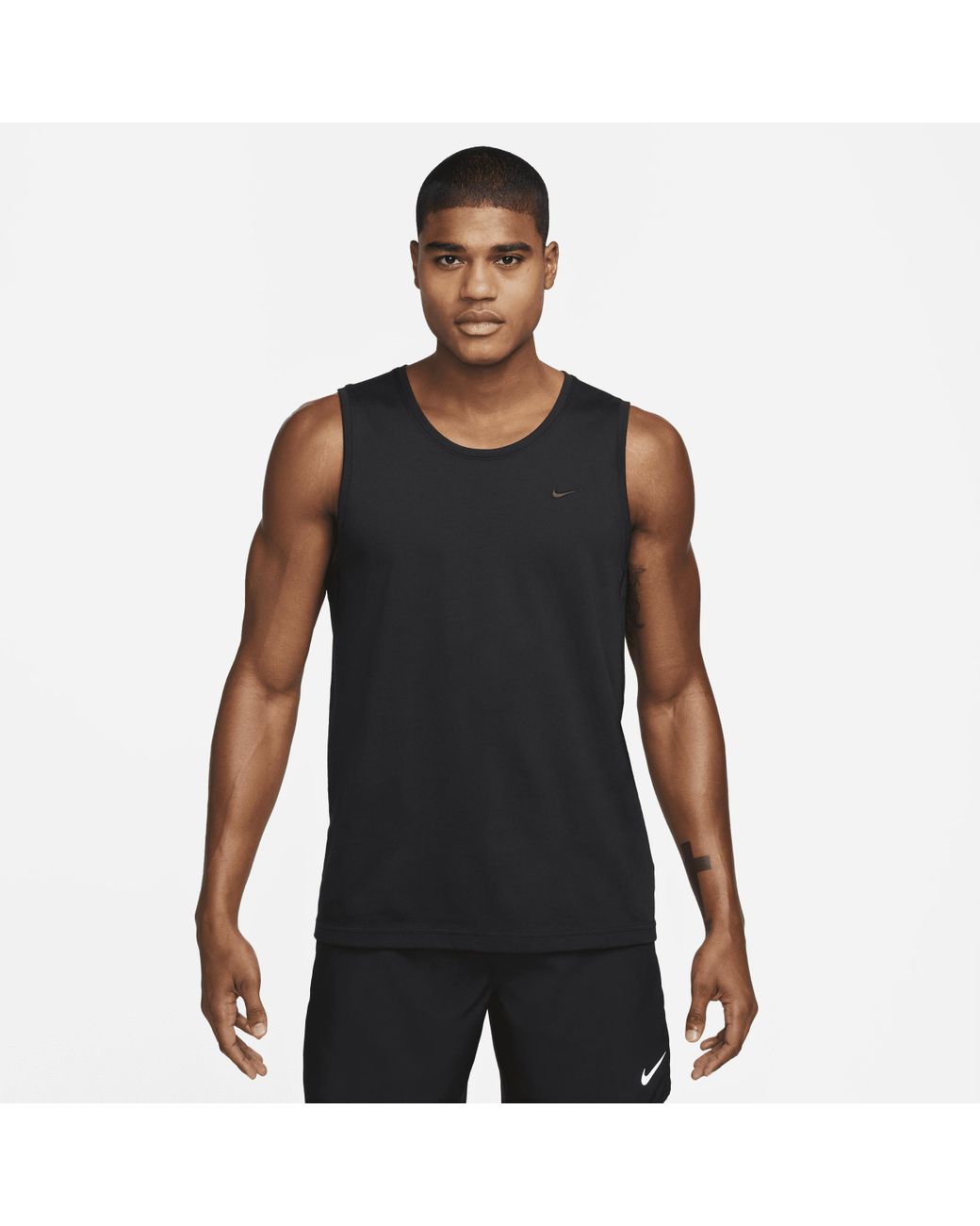 Nike Dri-fit Versatile Tank in Black for Men | Lyst UK